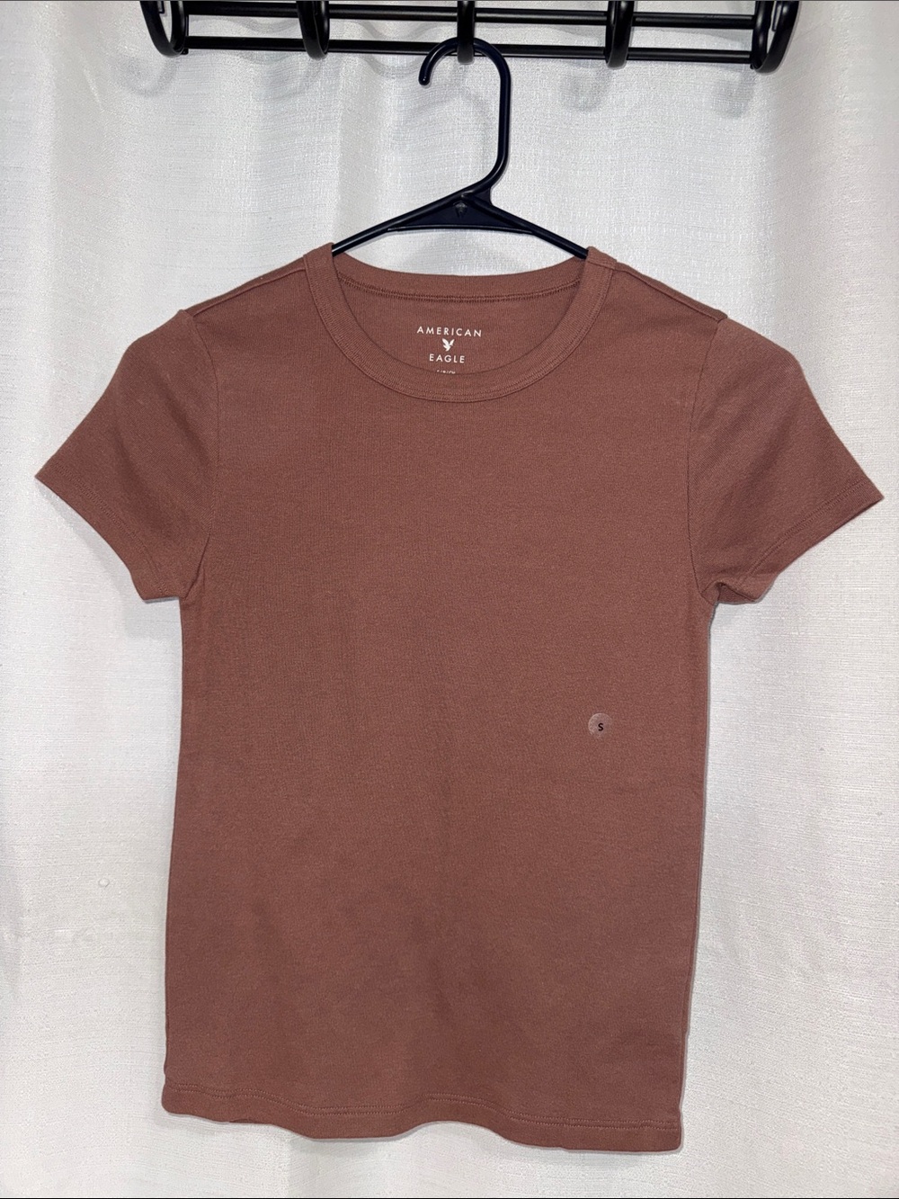 American Eagle Hey Baby Tee -Mauve